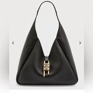 GIVENCHY Medium G-Hobo bag in grained leather
